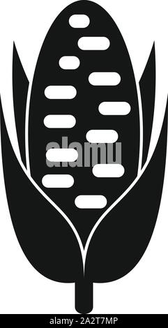 L'icône du maïs sucré. Simple illustration de maïs doux icône vecteur pour la conception web isolé sur fond blanc Illustration de Vecteur