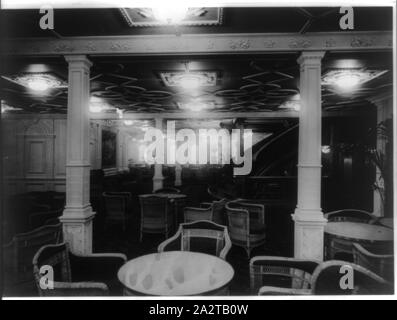 Salle de réception dans le RMS Olympic Banque D'Images