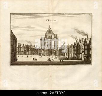 Saint-eustache, Saint-Eustache église située à Paris, fig. 8, d'après p. 64, Martin Zeiller : Topographia Galliae, de l'Oder, Contrafaitung vornehmbsten und Beschreibung der und dem bekantisten Oerter dans mächtigen und grossen Königreich Franckreich beedes eygner : auss Erfahrung und den Besten und berühmbtesten Scribenten underschiedlichen Spraachen dans aussgangen seyn dont auch auss erlangten- und Bericht von etlichen Relationen Jahren hero dans zusammengetragen richtige Ordnung und gebracht auff begehren zum Druck. verfertiget Bd. 1. "Francfort : Im Verlag Caspar Merians, M DC LXI [1661 Banque D'Images