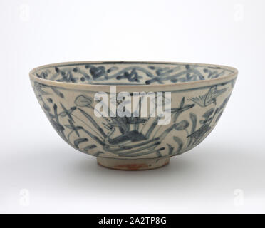 Bol, dynastie Ming, dynastie Ming, 1500-1599, swatow ware avec l'émail glaçures, 9,5 x 21,2 cm (diam.), Art Asiatique. Banque D'Images