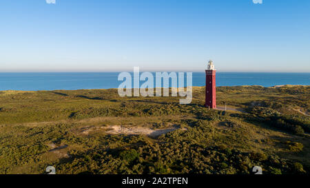 Le Westhooft phare, également connu sous le nom de Ouddorp dans Zuid Holland près de Goedereede. Il a été construit en 1947 pour construire en 1948 après l'ancien a été détruit Banque D'Images