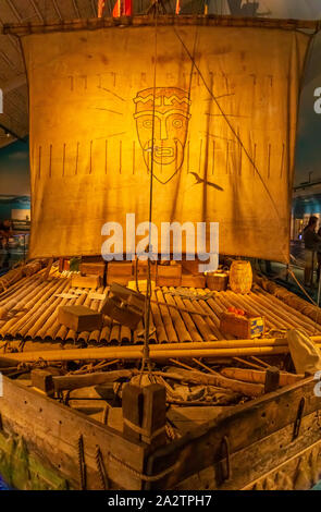 OSLO, Norvège - en radeau Kon-Tiki museum, Oslo waterfront. Banque D'Images