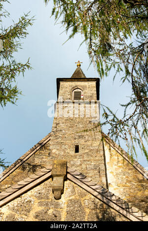 Une petite chapelle sur l'île de Herrenchiemsee en Bavière, Allemagne Banque D'Images