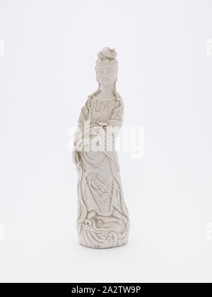 La figure d'une divinité, porcelaine, 9-3/4 x 2-1/2 x 2-1/2 po Banque D'Images