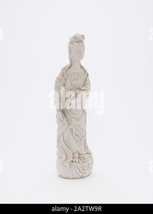 La figure d'une divinité, porcelaine, 9-3/4 x 2-1/2 x 2-1/2 po Banque D'Images