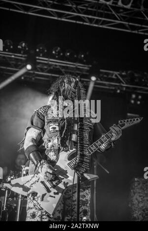 Milan, Italie. 5 décembre 2017. Cavalera Conspiracy bande brésilien avec Max et Igor Cavalera effectue au Club de musique. Brambilla Simone Photography Banque D'Images