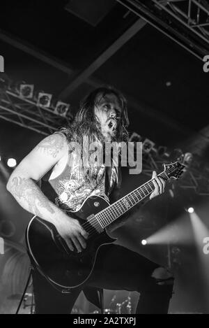 Milan, Italie. 5 décembre 2017. Cavalera Conspiracy bande brésilien avec Max et Igor Cavalera effectue au Club de musique. Brambilla Simone Photography Banque D'Images