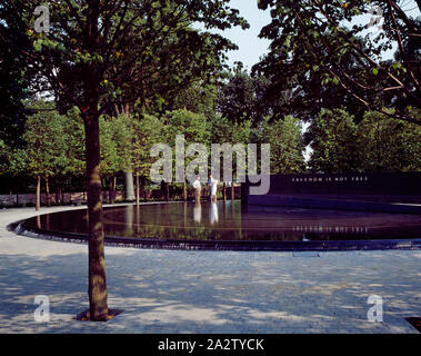 Miroir d'eau vue de la Korean Memorial à Washington, D.C Banque D'Images