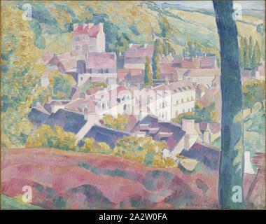 Pont-Aven vu depuis le bois d'Amour, Emile Bernard (Français, 1868-1941), 1892, huile sur toile, 28-3/8 x 36-1/4 in. (Toile) 38 x 45-1/4 in. (Pans), signé et daté L.R. : E. Bernard 92, la peinture et la sculpture européenne 1800-1945 Banque D'Images