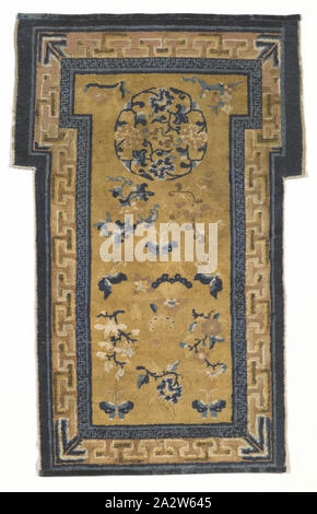 Tapis, 19e siècle, la laine, le coton, 52 x 33 in., du textile et des arts de la mode Banque D'Images