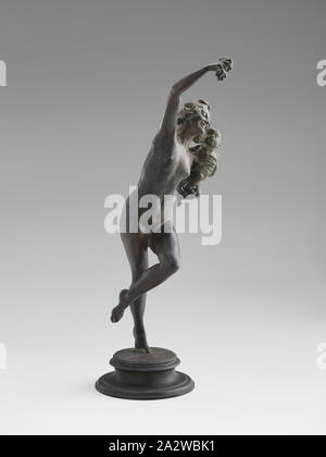 Bacchante et la faune, Frederick William MacMonnies (Américain, 1863-1937), Jaboeuf et Rouard, Foundry (français), 1893-1894, bronze, 16-1/2 x 6-1/2 x 6-1/2 in., signé et daté, haut de base, à droite, le long de la courbe : F. MacMonnies 1890 marque de fonderie, haut de base, à gauche de la figure A pied : • JABOEUF & ROUARD, fondeurs, A, PARIS, 10 & 12, R. DE, DE L'ASILE POPINCOURT, American Peinture et Sculpture à 1945 Banque D'Images