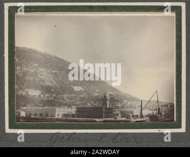 Photographie - Gibraltar, le cavalier George Simpson Millar, la Première Guerre mondiale, 1915, photographie dans un album qui appartenait à un conscrit dans le 5ème Australian Light House pendant la Première Guerre mondiale. L'album contient 103 petites photographies en noir et blanc, principalement de Gallipoli en 1915 et certains de la France et de la Belgique. Ils sont soupçonnés d'avoir été pris par le Cavalier George Simpson Millar, service no. 160, 'A' la troupe, l'Escadron 'C', 5ème Australian Light Horse Regiment Banque D'Images