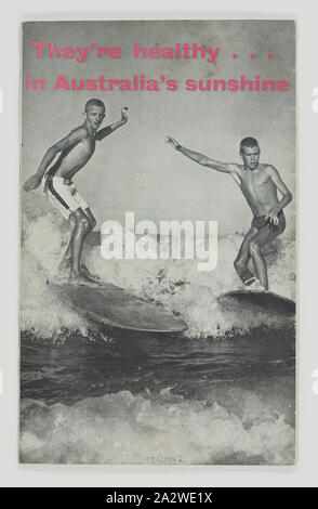 Livret - Faits sur la santé et des Services sociaux en Australie, 1962, livret publié en France par le ministère de l'Immigration en 1962. Il détaille pour l'intention des migrants, les allocations de maternité, de dotation de l'enfant, l'école nationale de la santé, la forme physique, la santé de l'hôpital, les prestations de services et de prestations, les prestations médicales, l'indemnisation des travailleurs, le chômage et les indemnités de maladie, invalidité, veuvage et vieillesse, la réadaptation des personnes handicapées, le pensionné Banque D'Images