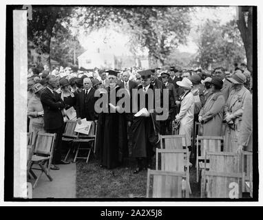 Rev. Chas. W. Lyons, président, Geo. U. et Herbert Hoover, 6/8/26 Banque D'Images