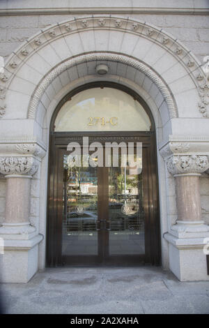 Entrée de la United States Bankruptcy Court à Brooklyn, New York. Banque D'Images