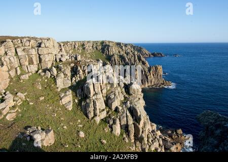 Gwennap Head, Cornwall, UK Banque D'Images