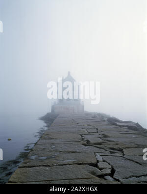 Rockland Breakwater Harbour Light, Rockland, Maine Banque D'Images