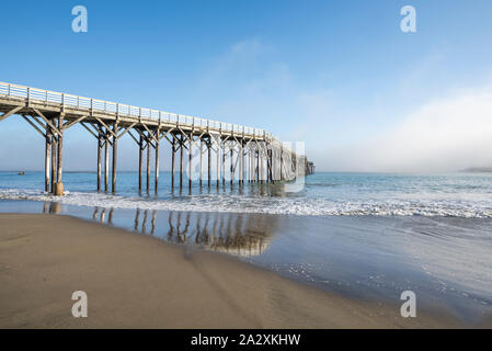 William Randolph Hearst Memorial Beach. San Simeon, en Californie, USA. Banque D'Images