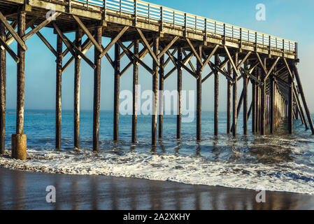 William Randolph Hearst Memorial Beach. San Simeon, en Californie, USA. Banque D'Images