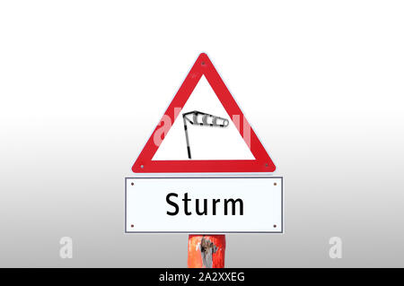 Bouclier avertir storm Banque D'Images