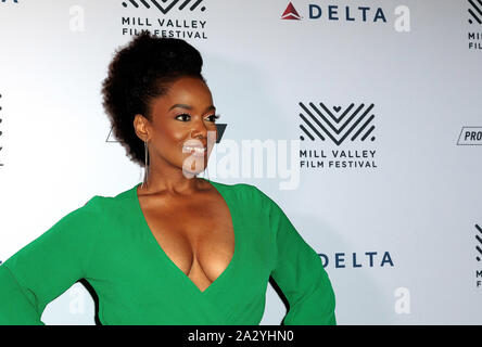 Mill Valley, Californie, USA. 06Th Oct, 2019. Acteur Karan Kendrick arrive à la soirée d'ouverture première de "juste merci" à la 42e Mill Valley Film Festival en plein air, dans le club d'art, 03 octobre 2019 à Mill Valley, en Californie. Photo : Michael Pegram/imageSPACE Crédit : MediaPunch Inc/Alamy Live News Banque D'Images