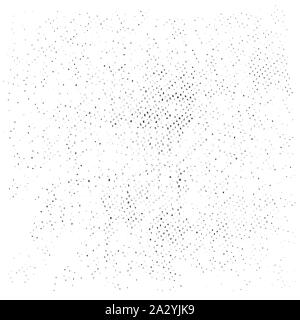 Points sur l'arrière-plan. Motif en noir et blanc. Abstract Vector illustration. Texture moderne. Grunge avec des fissures. Illustration de Vecteur