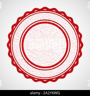 Vector illustration. Timbres en caoutchouc rouge. Grunge texture. Résumé de l'espace vide avec timbres pour le texte. Illustration de Vecteur