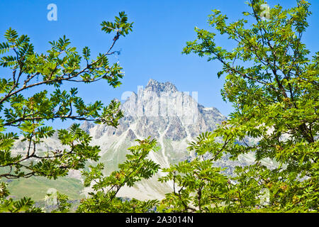 Lej da Segl, 1799 m. (Le Lac de Sils) Le Lac de Sils est un lac dans la vallée de la Haute-engadine, Grisons, Suisse. Il tient son nom du village de Sils im Banque D'Images