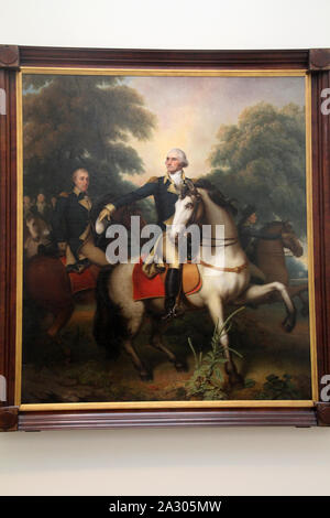 'Washington avant de Yorktown' par Rembrandt Peale dans la collection permanente de la National Gallery of Art de Washington DC, USA Banque D'Images