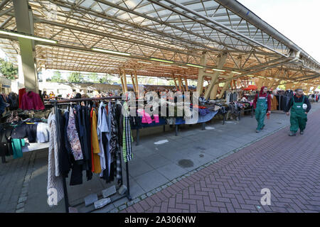 Sopot, Pologne. 4e, octobre 2019 Marché vert à Sopot, Pologne est vu le 4 octobre 2019 Ces derniers jours, les forêts polonaises ont été fourmillant de cueilleurs de champignons. La météo favorable a provoqué des conditions favorables à la croissance d'un grand nombre de champignons comestibles © Vadim Pacajev / Alamy Live News Banque D'Images