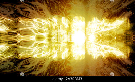 Une lumière abstraite streak image d'arrière-plan. Banque D'Images