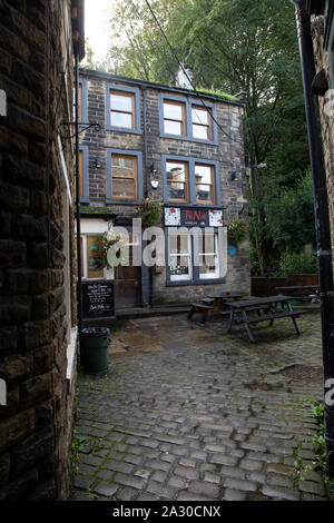 Le Nook brewhouse et du vrai pub à bière qui offrent un hébergement à Holmfirth, West Yorkshire Banque D'Images