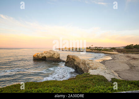 Natural Bridges State Beach. Santa Cruz, Californie, USA. Banque D'Images