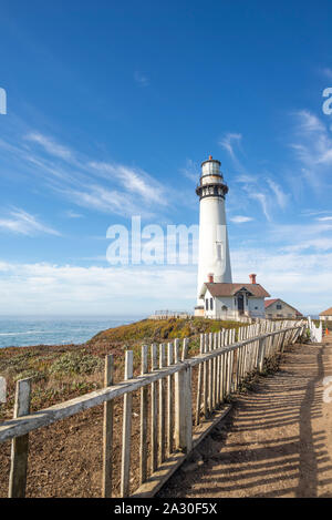 Pigeon Point Lighthouse. Le Comté de San Mateo, Californie. Banque D'Images