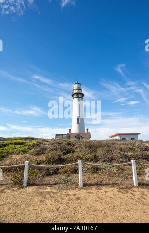 Pigeon Point Lighthouse. Le Comté de San Mateo, Californie. Banque D'Images