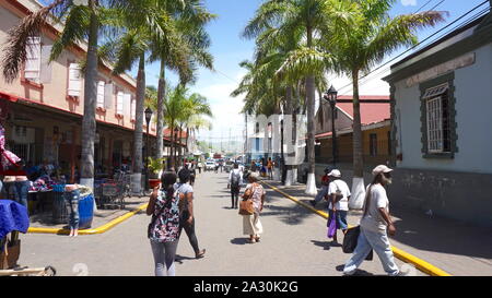 La ville de Falmouth, Jamaïque Banque D'Images