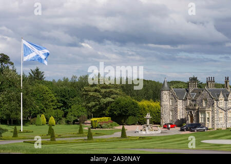 Macleod Chambre à Trump International Golf Links cours dans l'Aberdeenshire, Ecosse, Royaume-Uni. La propriété de Donald Trump. Banque D'Images