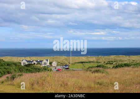 Donald Trump golf. L'Aberdeenshire, Ecosse, Royaume-Uni. Trump International Golf Links. Banque D'Images