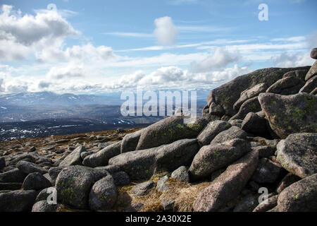 Mont grand Sommet. Cairngorms, Écosse, Royaume-Uni Banque D'Images