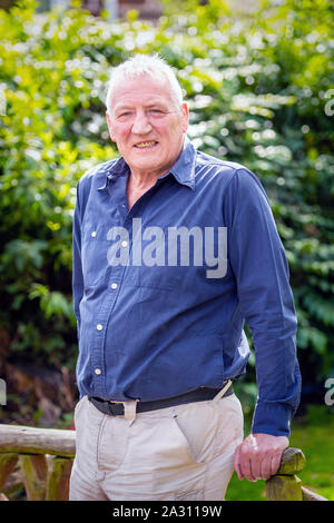 Ancien joueur de rugby écossais Norrie Rowan Banque D'Images