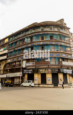 Mumbai, Maharashtra, Inde 12 août 2019 Inde Mumbai Maharashtra bâtiments anciens à Mumbai street à fort dans le Maharashtra Inde Août 12,2019 Banque D'Images
