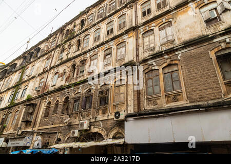 Mumbai, Maharashtra, Inde 12 août 2019 Inde Mumbai Maharashtra bâtiments anciens à Mumbai street à fort dans le Maharashtra Inde Août 12,2019 Banque D'Images