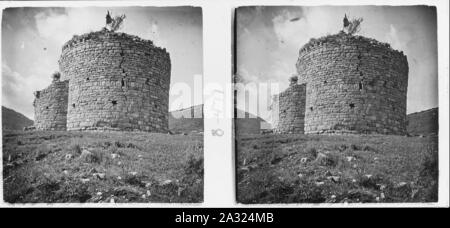 Església de Sant Miquel del Monestir de Sant Miquel de Lillet. Banque D'Images