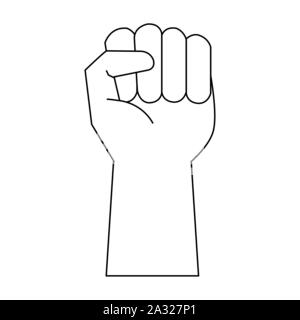 Conception main humaine Illustration de Vecteur