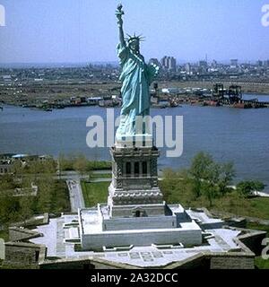 La statue de la liberté. Banque D'Images