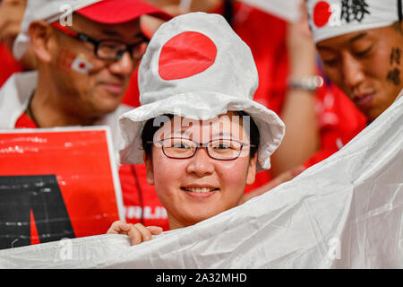 Doha, Qatar. 08Th Oct, 2019. Un groupe de Japonais pendant jour 8 de l'IAAF World Athletics Championships - 2019 de Doha à Khalifa International Stadium le Vendredi, Octobre 04, 2019 À DOHA, QATAR. Credit : Taka Wu/Alamy Live News Banque D'Images