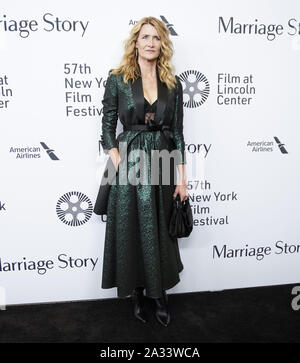 Bronx, USA. 05 Oct, 2019. Laura Dern arrive sur le tapis rouge à la 'mariage' première mondiale au 57e Festival du Film de New York le vendredi, Octobre 04, 2019 à New York. Photo de John Angelillo/UPI UPI : Crédit/Alamy Live News Banque D'Images