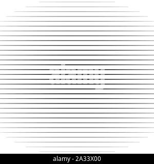Droite horizontale, les lignes parallèles, rayures, de format carré. Lignes de base, un moyen de texture géométrique Illustration de Vecteur