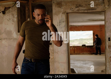 DATE DE SORTIE : Octobre 11, 2019 Title : Studio : Paramount Pictures Réalisateur : Ang Lee PLOT : une sur-le-hill hitman doit affronter un jeune clone de lui-même. Avec : Will Smith comme Henry Brogan / Junior. (Crédit Image : © Paramount Pictures/photos) Banque D'Images