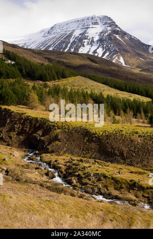 Le mont Esja, Islande Banque D'Images